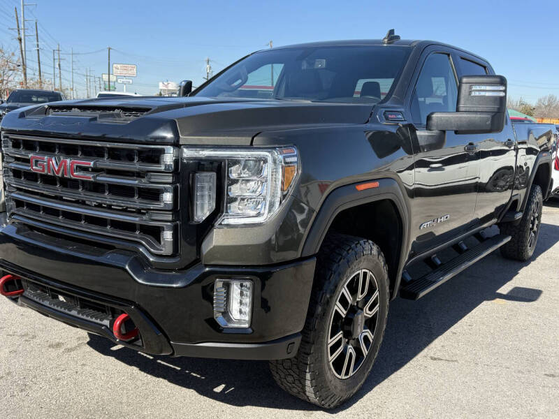 Used 2022 GMC Sierra 2500HD AT4 with VIN 1GT49PE77NF208340 for sale in Garland, TX