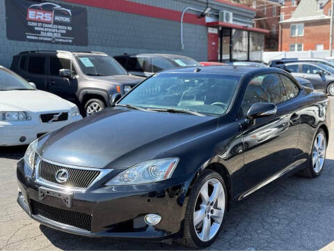 2010 Lexus IS 350C for sale at ERS Motors, LLC. in Bridgeton MO
