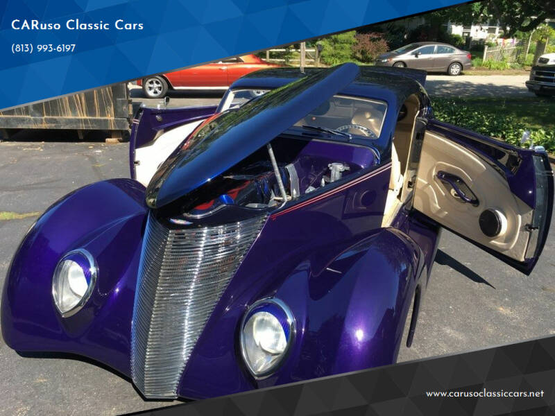 1937 Ford Coupe Hot Rod for sale at CARuso Classic Cars in Tampa FL