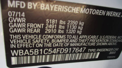 2015 BMW 5 Series 535i