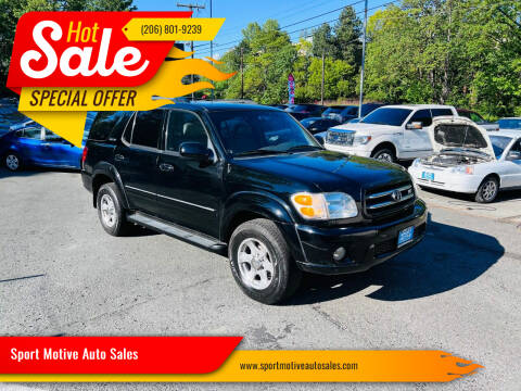 2004 Toyota Sequoia for sale at Sport Motive Auto Sales in Seattle WA
