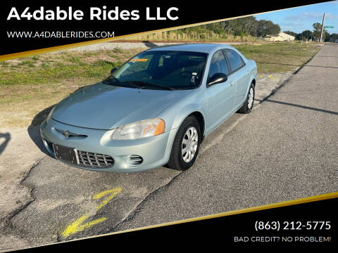 2002 Chrysler Sebring for sale at A4dable Rides LLC in Haines City FL