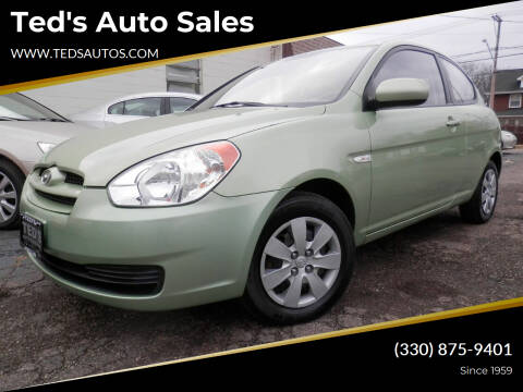 2010 Hyundai Accent for sale at Ted's Auto Sales in Louisville OH