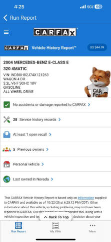 2004 Mercedes-Benz E-Class E 320 4MATIC