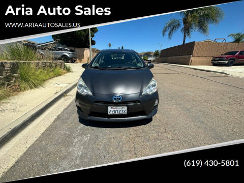 2012 Toyota Prius c for sale at Aria Auto Sales in El Cajon CA