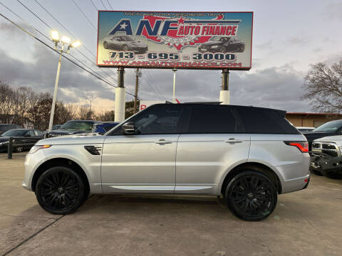 2019 Land Rover Range Rover Sport for sale at ANF AUTO FINANCE in Houston TX