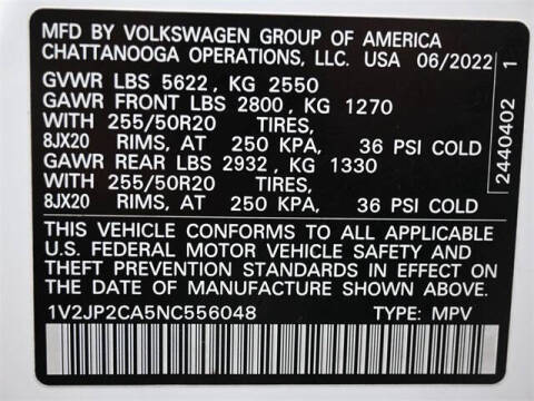 2022 Volkswagen Atlas SE