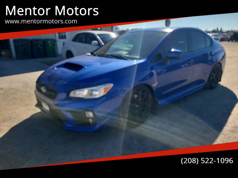 2020 Subaru WRX for sale at Mentor Motors in Idaho Falls ID