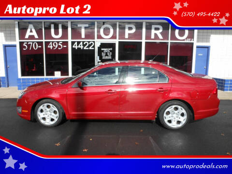 2010 Ford Fusion for sale at Autopro Lot 2 in Sunbury PA