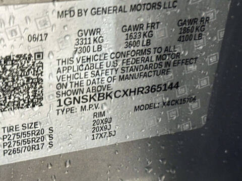 2017 Chevrolet Tahoe LT