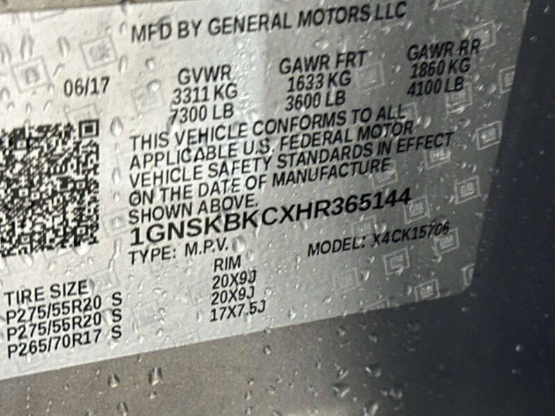 2017 Chevrolet Tahoe LT