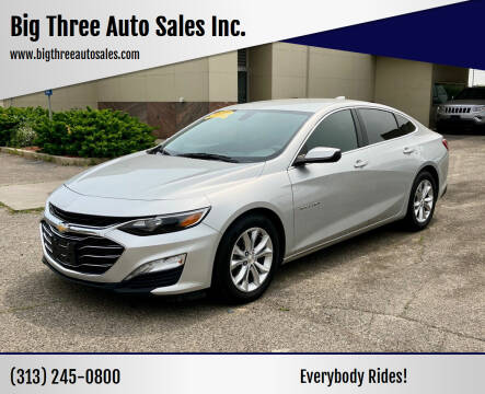 2019 Chevrolet Malibu for sale at Big Three Auto Sales Inc. in Detroit MI