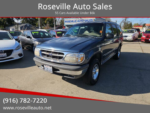 1998 Ford Explorer for sale at Roseville Auto Sales in Roseville CA