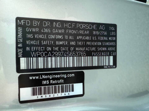 2004 Porsche 911 Carrera 4S