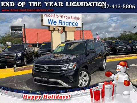 2021 Volkswagen Atlas for sale at American Financial Cars in Orlando FL
