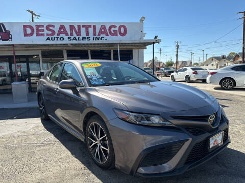 2021 Toyota Camry for sale at DESANTIAGO AUTO SALES in Yuma AZ