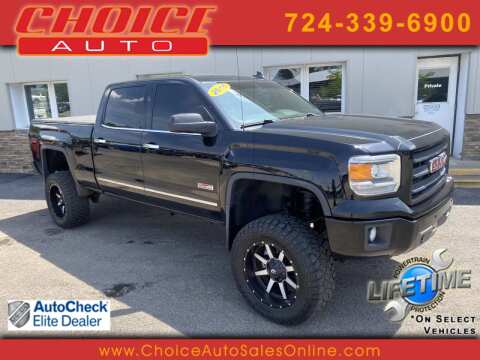 2015 GMC Sierra 1500 for sale at CHOICE AUTO SALES in Murrysville PA