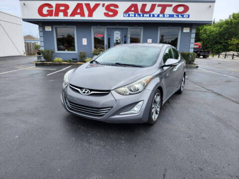 2016 Hyundai Elantra for sale at GRAY'S AUTO UNLIMITED, LLC. in Lebanon TN