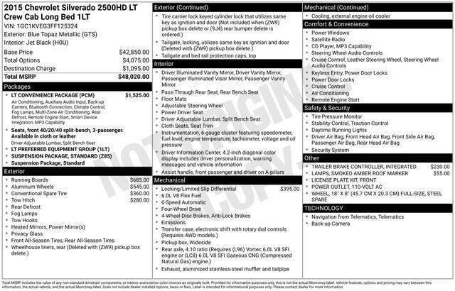 2015 Chevrolet Silverado 2500HD