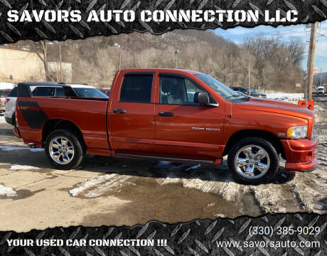 2005 Dodge Ram Pickup 1500 for sale at SAVORS AUTO CONNECTION LLC in East Liverpool OH