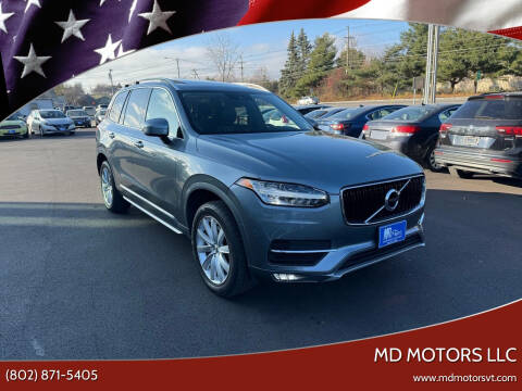 2018 Volvo XC90 for sale at MD Motors LLC in Williston VT