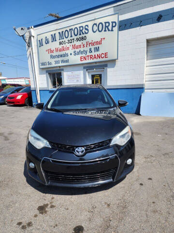 2015 Toyota Corolla for sale at M&M Motors in Salt Lake City UT