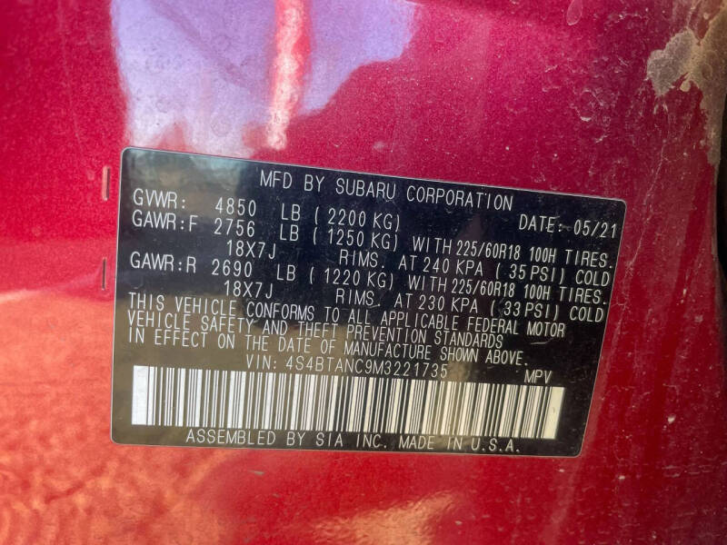 2021 Subaru Outback Limited