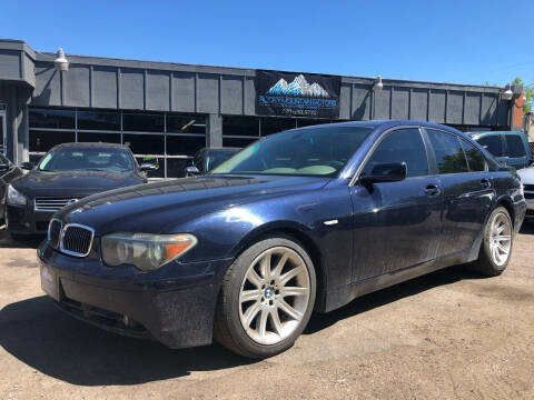 2005 BMW 7 Series for sale at Rocky Mountain Motors LTD in Englewood CO