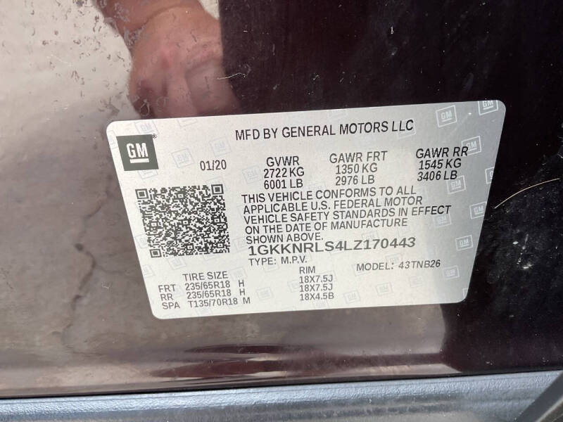 2020 GMC Acadia SLE