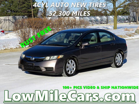 2009 Honda Civic for sale at LowMileCars.com / LM CARS INC in Burr Ridge IL