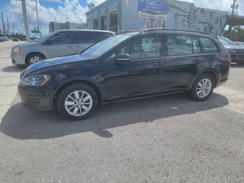 2015 Volkswagen Golf SportWagen for sale at INTERNATIONAL AUTO BROKERS INC in Hollywood FL