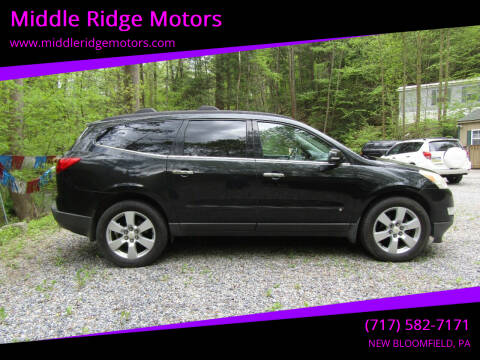 2010 Chevrolet Traverse for sale at Middle Ridge Motors in New Bloomfield PA