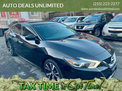 2017 Nissan Maxima for sale at AUTO DEALS UNLIMITED in Philadelphia PA