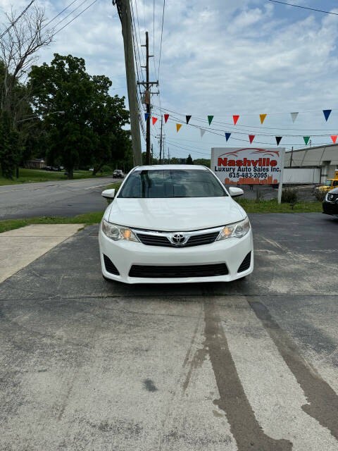 2013 Toyota Camry for sale at Nashville Luxury Auto Sales in Nashville, TN