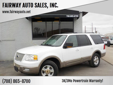 2003 Ford Expedition for sale at FAIRWAY AUTO SALES, INC. in Melrose Park IL
