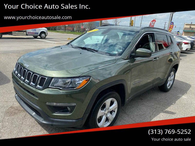 2021 Jeep Compass for sale at Your Choice Auto Sales Inc. in Dearborn MI