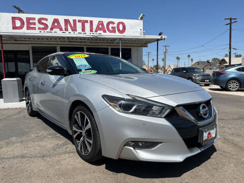 2018 Nissan Maxima for sale at DESANTIAGO AUTO SALES in Yuma AZ