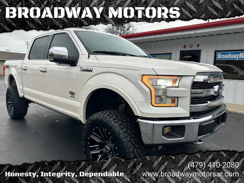 2016 Ford F-150 for sale at BROADWAY MOTORS in Van Buren AR