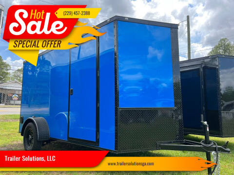 2025 6x12 Single Axle 6x12SA Enclosed Cargo Trailer for sale at Trailer Solutions, LLC in Fitzgerald GA