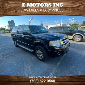 2011 Ford Expedition EL for sale at E Motors INC in Vienna VA