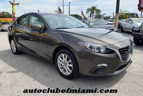 2016 Mazda MAZDA3 for sale at AUTO CLUB OF MIAMI, INC in Miami FL