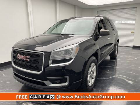 2013 GMC Acadia for sale at Becks Auto Group in Mason OH