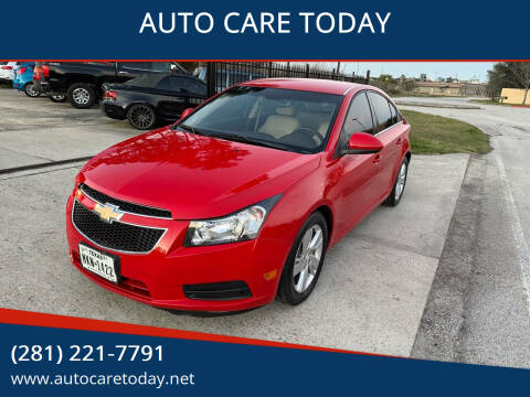 2014 Chevrolet Cruze for sale at AUTO CARE TODAY in Spring TX