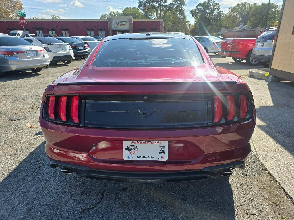 2018 Ford Mustang for sale at DAGO'S AUTO SALES LLC in Dalton, GA