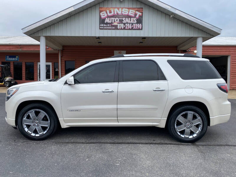 2015 GMC Acadia for sale at Sunset Auto Sales in Paragould AR