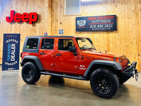 2009 Jeep Wrangler Unlimited for sale at Boone NC Jeeps-High Country Auto Sales in Boone NC