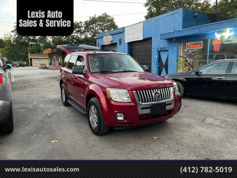 2008 Mercury Mariner for sale at Lexis Auto Sales & Service in Pittsburgh PA