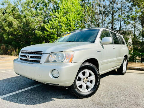 2003 Toyota Highlander for sale at El Camino Auto Sales - Norcross in Norcross GA