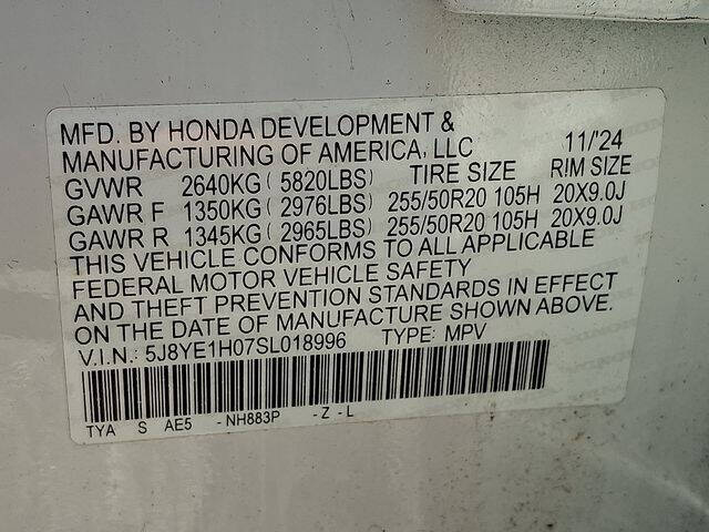 2025 Acura MDX SH-AWD w/A-SPEC
