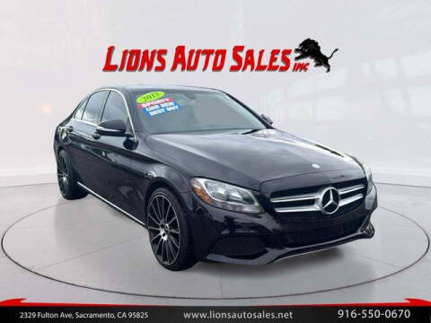 2015 Mercedes-Benz C-Class for sale at LIONS AUTO SALES in Sacramento CA